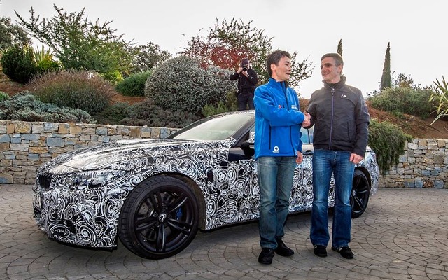 スペインで行われた『グランツーリスモ6』の発売イベントに登場したBMW M4 クーペの開発プロトタイプ車