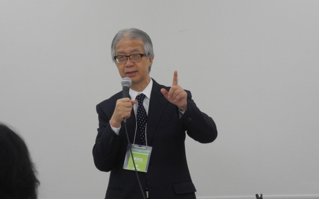 エコプロダクツ実行委員長の山本良一・東京大学名誉教授