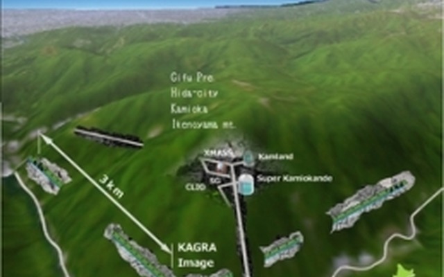 KAGRA計画図（東京大学宇宙線研究所提供）