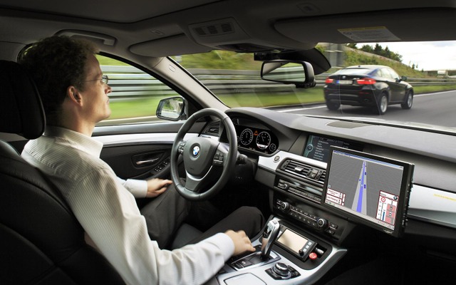 研究開発中のBMWグループの自動運転車
