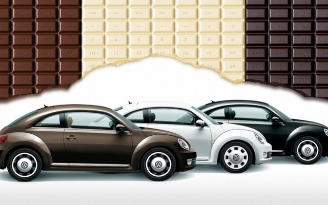 VW ザ・ビートル・チョコ、同・ミルク、同ビター