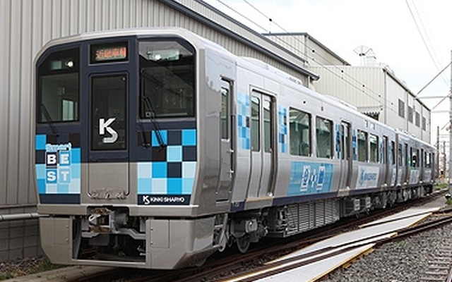 近畿車輛が開発したバッテリー電車「Smart BEST」。1月28日の徳島線走行試験では試乗会も行われる。
