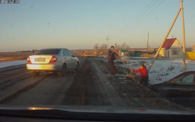 ロシアで起きた交通トラブルの結末