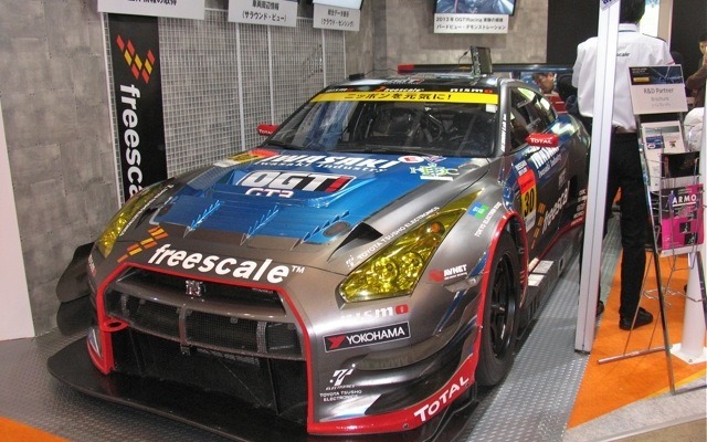 フリースケール・セミコンダクタ・ジャパンのブースに展示されていたIWASAKI OGT Racing GT-R