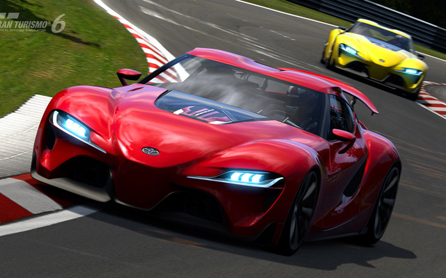『グランツーリスモ6』で走行シーンを披露したトヨタFT-1