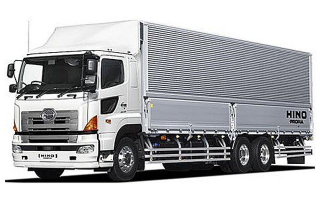 日野プロフィア  QPG-FR1EXEG（トランテックス製ボデー架装例。オプション装着車）