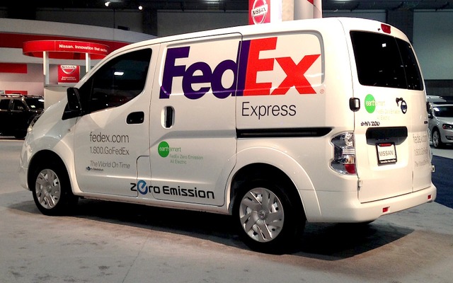 日産e-NV200のフェデックス仕様（ワシントンモーターショー14）