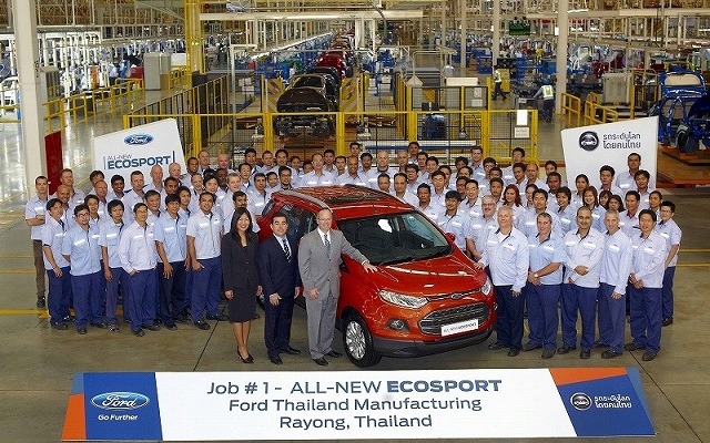 フォード、タイでＳＵＶ「エコスポーツ」生産開始