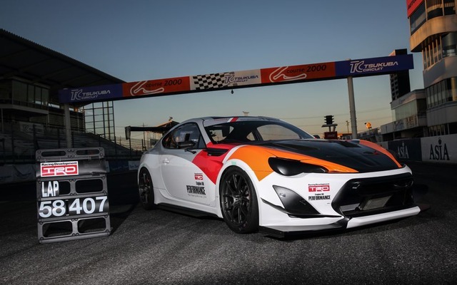 筑波サーキットで58秒407を記録した「86 TRD グリフォン コンセプト 014」