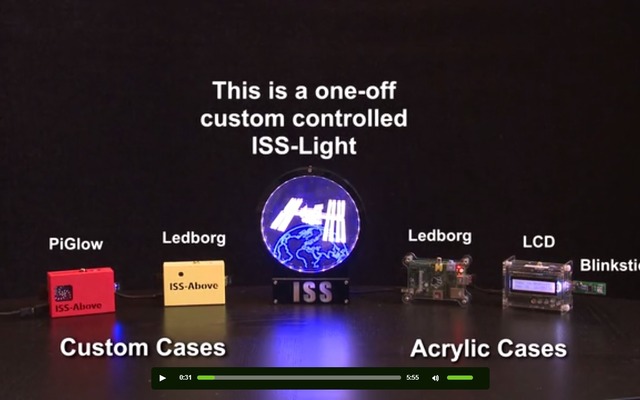 ISS-Aboveカスタム製品のバリエーション。左側2モデルをキックスターターで注文を受け付ける。