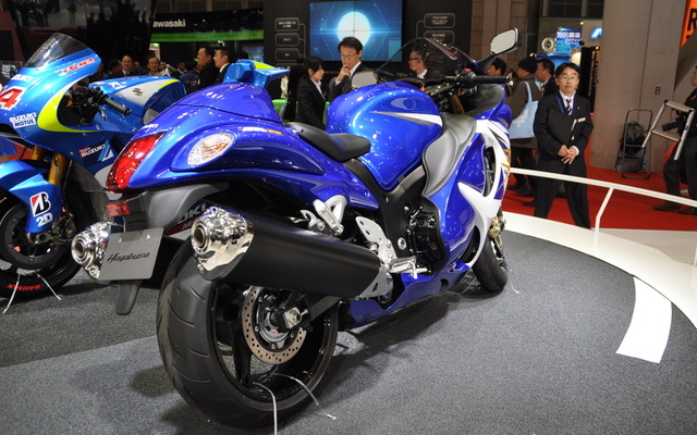 東京モーターショーで展示された「隼」の日本仕様車