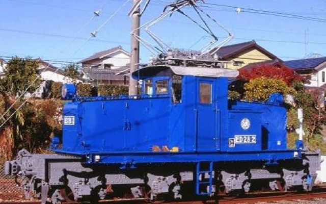 今年で製造から89年目を迎えた遠州鉄道のED282。3月1日にパンタグラフを上昇した姿で撮影できる撮影会が行われる。