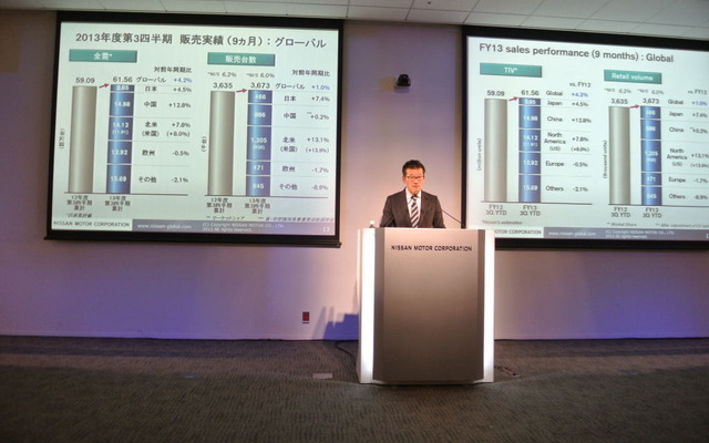 日産自動車決算会見