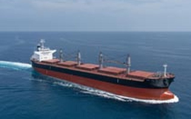 三井造船、トン・ヒル・シッピング向け5万6000重量トン型ばら積み貨物運搬船を引き渡し