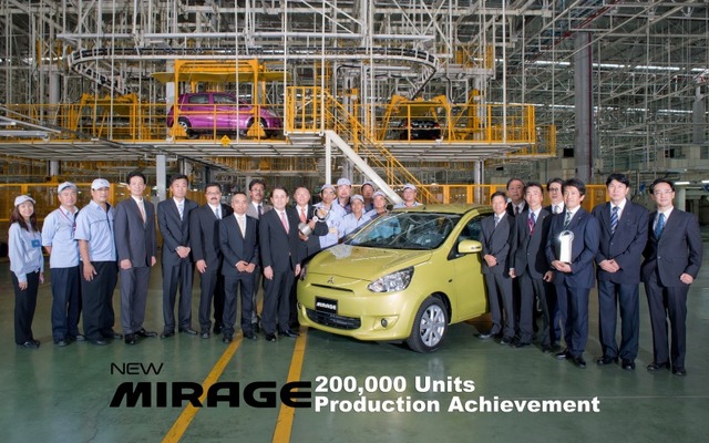ミラージュ、累計生産台数20万台を達成