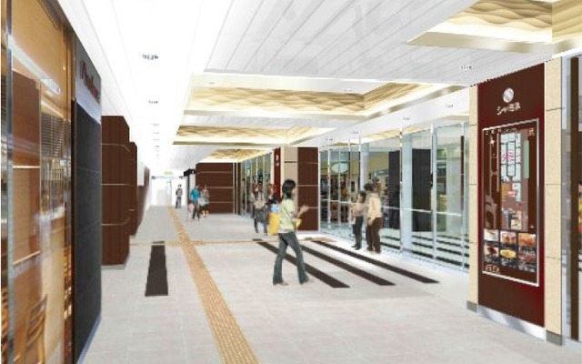 シャミネ鳥取のリニューアル後の館内イメージ。3月19日に全館オープンする。