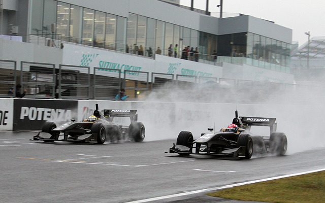 2013年SF最終戦でのSF14デモ走行。写真：MOBILITY LAND
