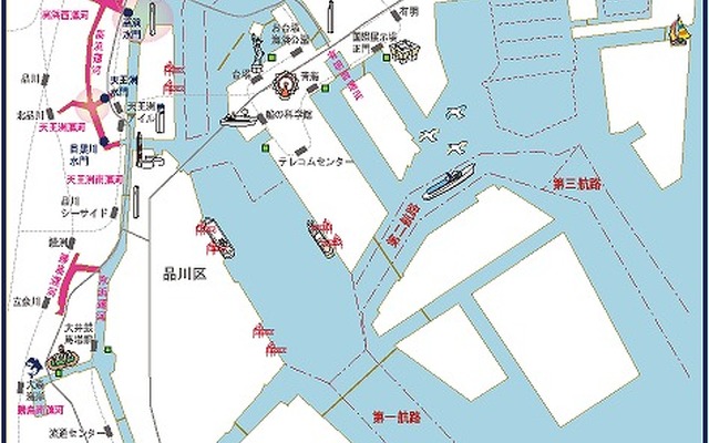 東京港運河利用ルール・マナーで、ユニバーサルエリアを設定