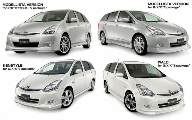 トヨタモデリスタが新型 ウィッシュ 用カスタマイズパーツをリリース