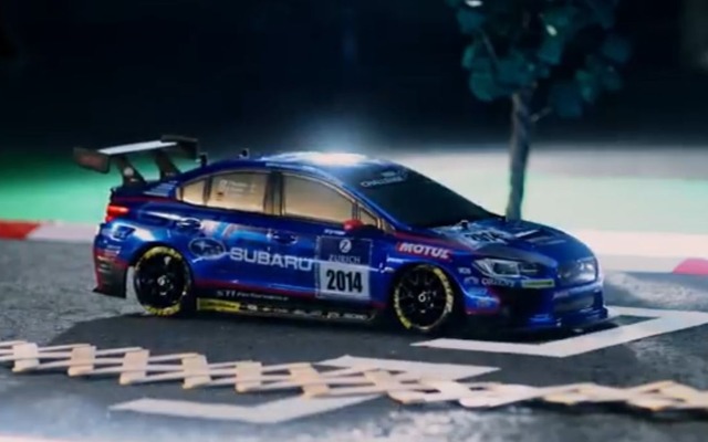 スバルが公開した映像『スバルWRX STI vs スティックボム』