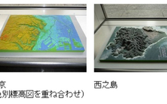 立体模型や俯瞰図の例