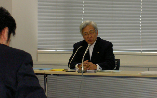 小枝至・自工会会長、自動車税について語る
