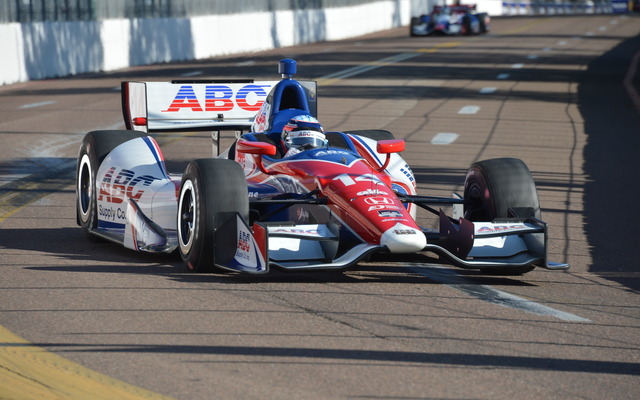 開幕戦決勝は7位だった佐藤琢磨。写真：INDYCAR