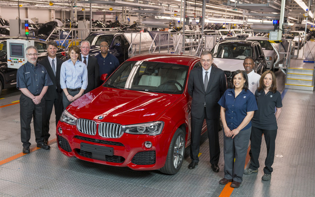 米国サウスカロライナ州スパータンバーグ工場で生産が開始されたBMW X4