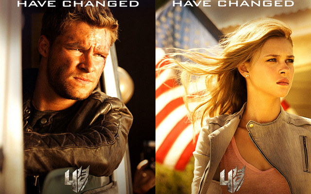 ジャック・レイナー＆ニコラ・ペルツ／『トランスフォーマー　ロストエイジ』 -(C) 2014 Paramount Pictures. All Rights Reserved.