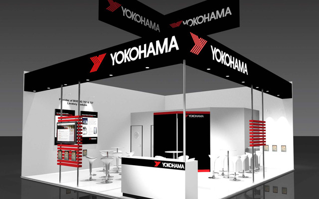 横浜ゴム、エアクラフト・インテリアズ・エクスポ2014に出展