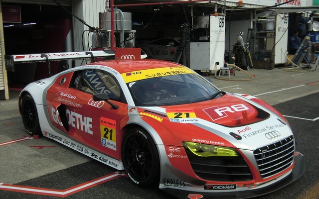 GT300クラスを戦う#21 Audi R8 LMS ultra。