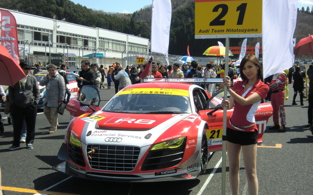 #21 Audi R8 LMS ultraの今季初戦、予選は16位だった。