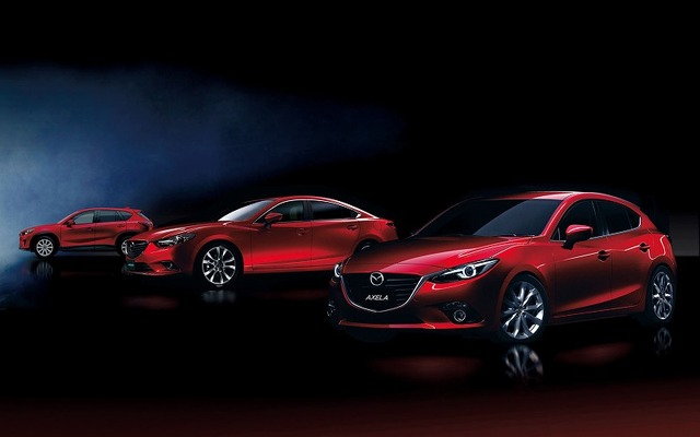 マツダ・CX-5、アテンザ、アクセラ