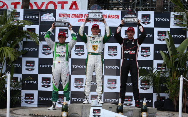 トヨタグランプリ・オブ・ロングビーチの表彰台