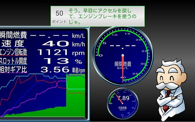 リアルタイム燃費計測アプリ「燃費博士 for Android」燃費トレーニング機能を追加