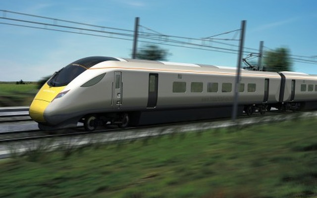 英国高速鉄道向け車両のクラス800シリーズ。合計866両を日立が製造する。