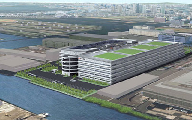 日本通運、新東京物流センター（完成予想図）
