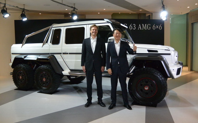 メルセデスベンツ G 63 AMG 6×6 発表会