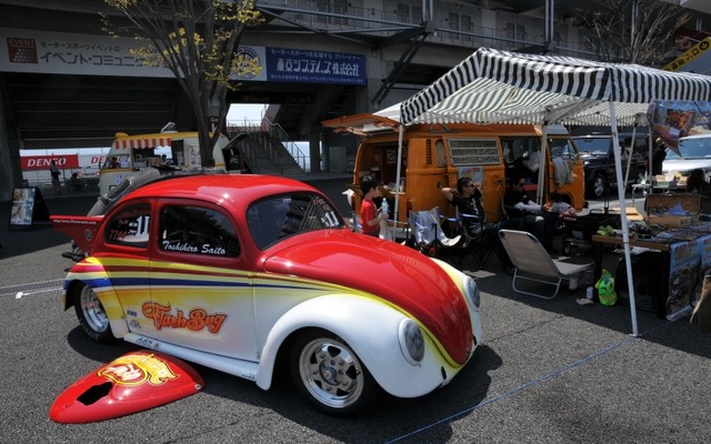 VW タイプ1のキャルルック。カラーリングがまさにカリフォルニア ルック