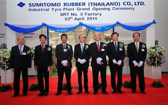 住友ゴム工業、タイの農業機械用タイヤ工場稼働