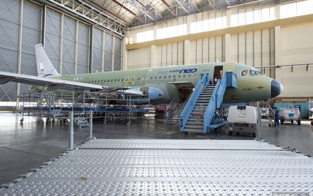 エアバス、A320neoの最終組み立てを開始