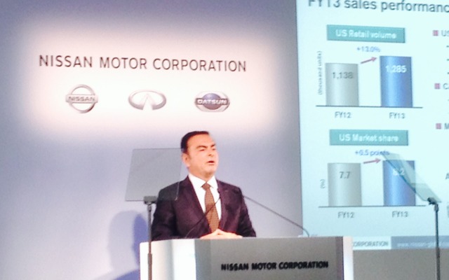 日産自動車のカルロス・ゴーン社長