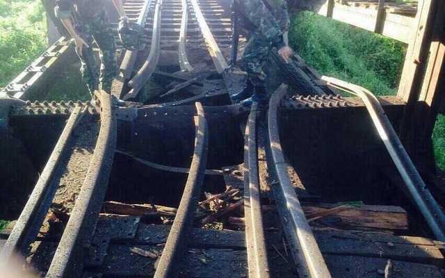 鉄橋２カ所で爆弾爆発、線路断絶　タイ深南部