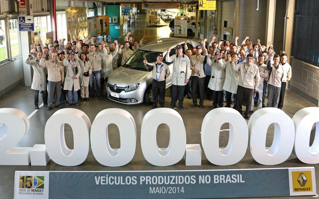 ルノーのブラジルでの累計生産台数が200万台に到達