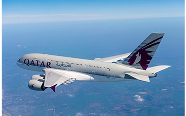 カタール航空のエアバスA380型機