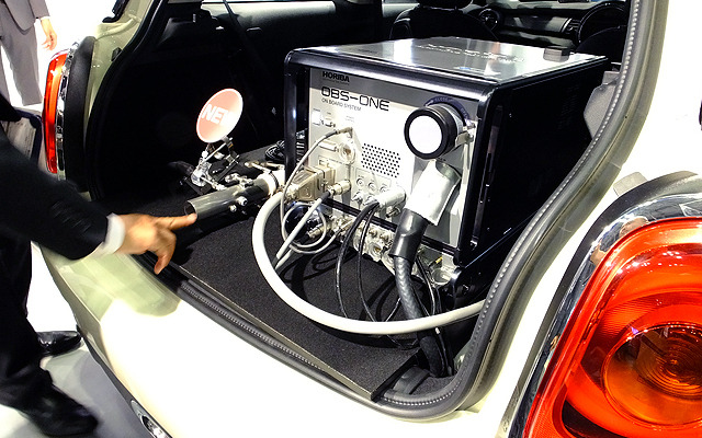 堀場製作所の車載型排ガス計測システム「OBS-ONE」