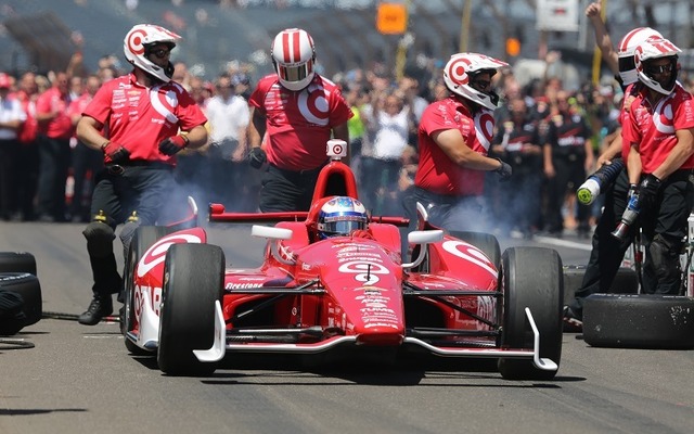 ピットストップ・チャレンジで優勝したスコット・ディクソン