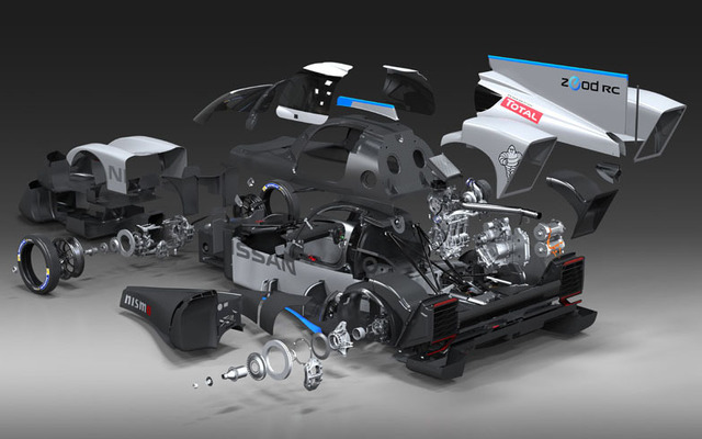 NISSAN ZEOD RCのコンポーネンツ画像