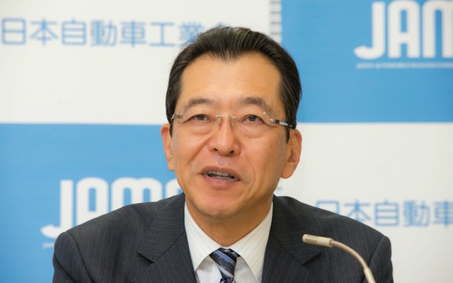 日本自動車工業会の池史彦会長（ホンダ会長）