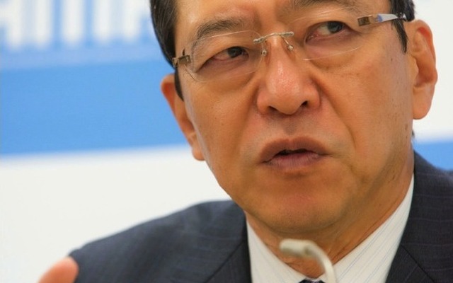 日本自動車工業会の池史彦会長（ホンダ会長）